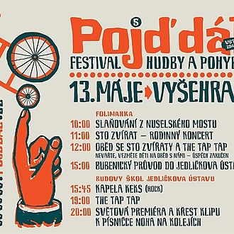 Nusle Bridge abseil on wheelchair 2017